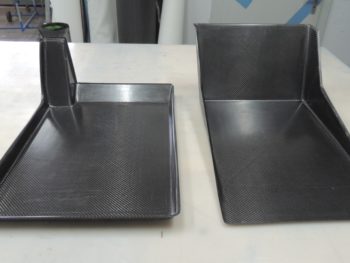 Carbon Fußraumwanne / Fußstütze lang Beifahrerseite für BMW 1er/2er/3er/4er