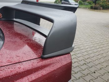 Carbon Heckspoiler Class 2 mit Flap für BMW E36 Coupe und Limousine
