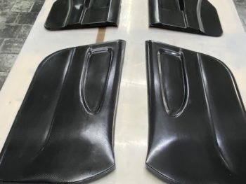 Sichtcarbon-Innenraumverkleidungen / Türverkleidung (Set) für BMW E36 Limousine