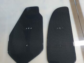 Carbon Sichtcarbon Seitenplatten für Heckflügel passend für M240i M235i F87 F22 GT4 E92 F30
